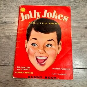 Lowe Co. Jolly Jokes For Little Folks Vintage Comic Book 1973 Sunny Book Riddles